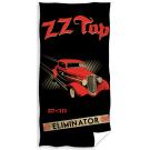 Osuška ZZ Top Eliminator , Barva - Černo-červená , Rozměr textilu - 70x140