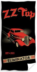 Osuška ZZ Top Eliminator , Barva - Černo-červená , Rozměr textilu - 70x140