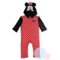 OVERAL MINNIE baby , Velikost - 68 , Barva - Černo-červená