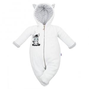 Overal New Baby Zebra , Velikost - 74 , Barva - Bílo-šedá