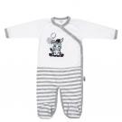 Overal New Baby Zebra exclusive , Velikost - 80 , Barva - Biela