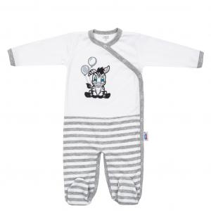 Overal New Baby Zebra exclusive , Velikost - 74 , Barva - Biela