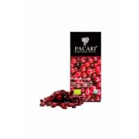 Pacari horká čokoláda s brusnicami BIO , Velikost balení - 50 g