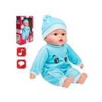 Bábika Playtech Maruška 46 cm , Barva - Modrá