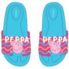 Šľapky Peppa Pig , Velikost boty - 29-30 , Barva - Tyrkysová