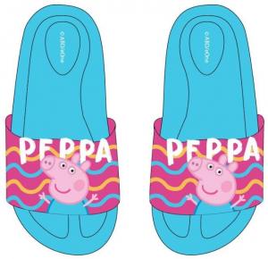 Šľapky Peppa Pig , Velikost boty - 25-26 , Barva - Tyrkysová