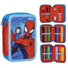 Peračník Spiderman vybavený , Barva - Modrá