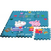 Penové puzzle Peppa Pig v taške , Barva - Barevná