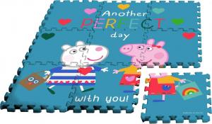 Penové puzzle Peppa Pig v taške , Barva - Barevná