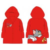 Pláštenka Tom a Jerry , Velikost - 98/104 , Barva - Červená