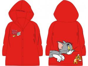 Pláštenka Tom a Jerry , Velikost - 98/104 , Barva - Červená