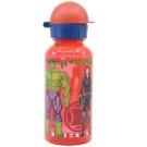 Plastová Láhev Avengers 370 ml. , Velikost lahve - 370 ml , Barva - Červená