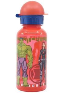 Plastová Láhev Avengers 370 ml. , Velikost lahve - 370 ml , Barva - Červená
