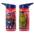 Plastová Láhev Avengers 510 ml. , Velikost lahve - 500 ml , Barva - Červeno-modrá