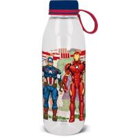 Plastová Láhev Avengers 650 ml , Velikost lahve - 650 ml , Barva - Barevná