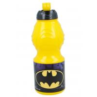 PLASTOVÁ FĽAŠA BATMAN , Velikost lahve - 430 ml , Barva - Žltá