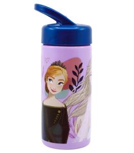 Fľaša na pitie Ľadové kráľovstvo , Velikost lahve - 410 ml , Barva - Ružová