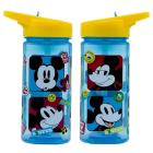Plastová Láhev Mickey Mouse 510 ml. , Velikost lahve - 500 ml , Barva - Modro-žltá