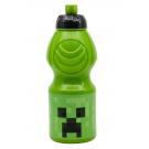 Plastová fľaša Minecraft , Velikost lahve - 430 ml , Barva - Zelená