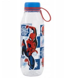 Plastová Láhev Spiderman 650 ml , Velikost lahve - 650 ml , Barva - Červeno-modrá
