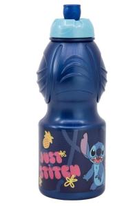 Plastová fľaša Stitch , Velikost lahve - 430 ml , Barva - Modrá