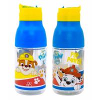Plastová Láhev Tlapková Patrola 420 ml , Velikost lahve - 420 ml , Barva - Modro-žltá
