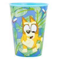 PLASTOVÝ KELÍMEK BLUEY , Velikost lahve - 260 ml , Barva - Modro-zelená