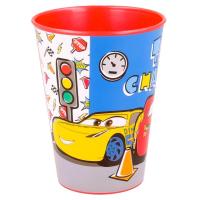 PLASTOVÝ KELÍMEK CARS , Velikost lahve - 260 ml , Barva - Červená