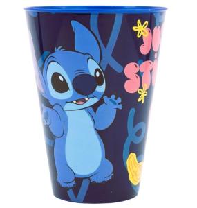 PLASTOVÝ KELÍMEK LILO A STITCH , Velikost lahve - 430 ml , Barva - Modrá