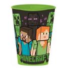 PLASTOVÝ KELÍMEK MINECRAFT , Velikost lahve - 260 ml , Barva - Zelená