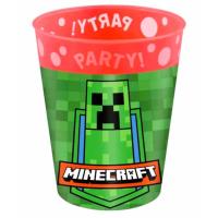 PLASTOVÝ KELÍMEK MINECRAFT , Velikost lahve - 250 ml , Barva - Zeleno-oranžová