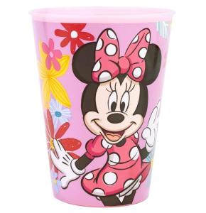 PLASTOVÝ KELÍMEK MINNIE , Velikost lahve - 260 ml , Barva - Ružová