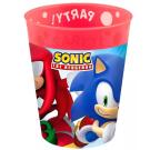 PLASTOVÝ KELÍMEK SONIC , Velikost lahve - 250 ml , Barva - Modro-červená