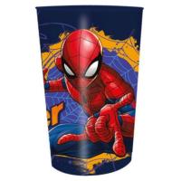 PLASTOVÝ KELÍMEK SPIDERMAN , Velikost lahve - 260 ml , Barva - Tmavo modrá