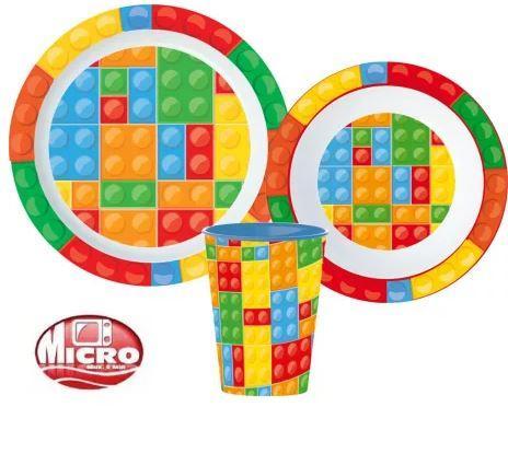 Plastový set Kostičky 3 dílný