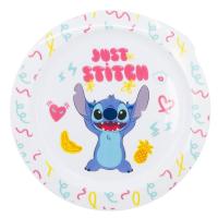 Plastový tanier Lilo a Stitch , Barva - Biela