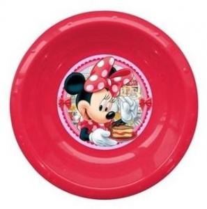 Plastový tanier Minnie , Barva - Červená