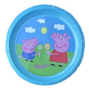 Plastový tanier Peppa Pig , Barva - Modrá