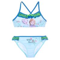 Dvoudílné Plavky Ledové Království Anna a Elsa , Velikost - 104 , Barva - Tyrkysová