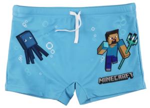 PLAVKY MINECRAFT , Velikost - 140 , Barva - Modrá