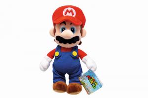 Plyšová figúrka Super Mario 30 cm , Barva - Červeno-modrá
