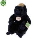 Plyšová gorila 23 cm ECO-FRIENDLY , Barva - Čierna