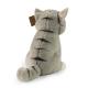 Plyšová kočka šedá sedící 23 cm SOFT COLLECTION , Barva - Šedá-2