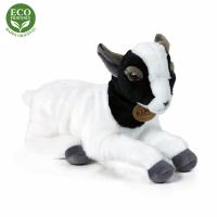 Plyšová koza 30 cm ECO-FRIENDLY , Barva - Bielo-čierna