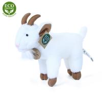 Plyšová koza stojace 20 cm ECO , Barva - Biela