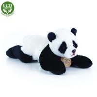 Plyšová panda 18 cm ECO-FRIENDLY , Barva - Bielo-čierna