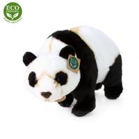 Plyšová panda 36 cm ECO , Barva - Bielo-čierna