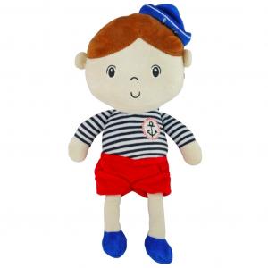 Plyšová bábika Baby Mix námorník chlapec