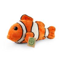 Plyšová ryba klaun očkatý 25 cm ECO-FRIENDLY , Barva - Oranžová
