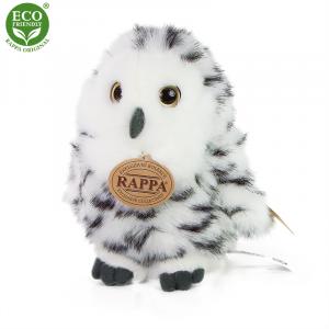 Plyšová sova 17 cm ECO-FRIENDLY , Barva - Biela